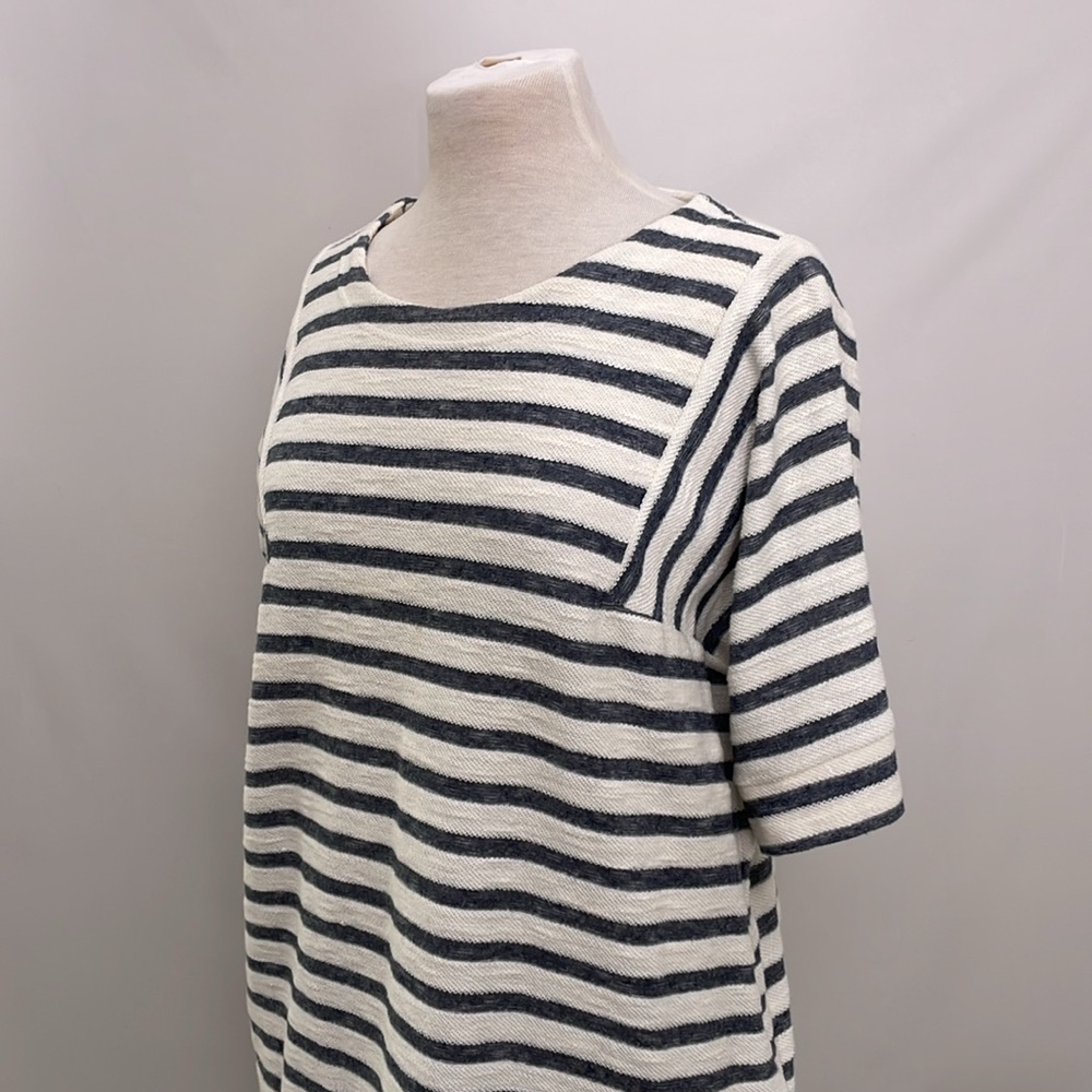 Banana Republic Striped Knit Mini Dress with Pockets